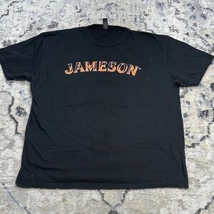 Jameson Whiskey Black Graphic Tee Men’s XL Gildan Softstyle Vintage Look